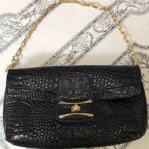 Sondra Roberts Leather shoulder bag/ clutch
